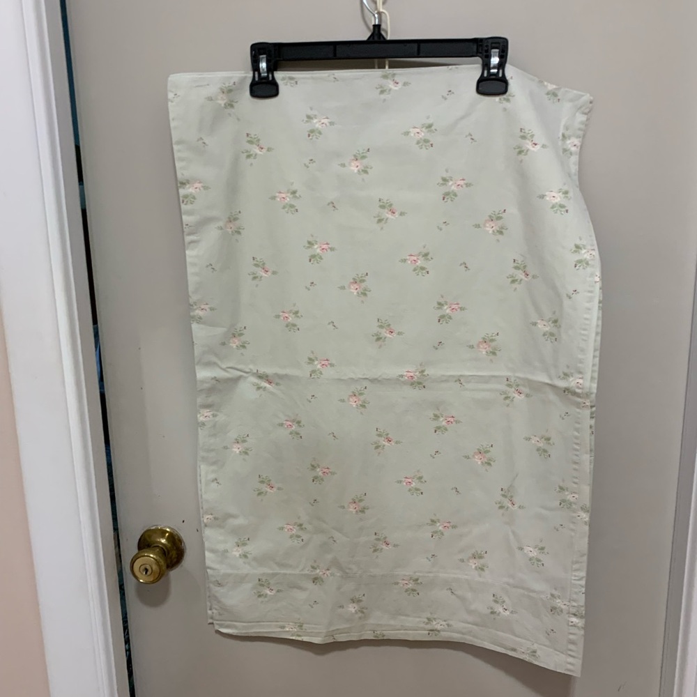 Simply Shabby Chic Sage Floral Pillowcase